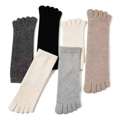 Cashmere split-toe socks
