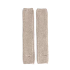 Solid-color stretch cashmere stirrup slouch socks